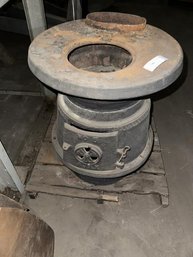 Pot Belly Stove Missing Legs & Top