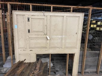 Fire Place Surround Panel With One Door, 18th Century, 86' Tall X 81' Wide