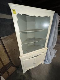 Corner Cabinet, Painted White