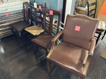 Lot Of (7) Kitchen Chairs, Mix-Matched