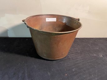 Brass Bucket With Handle 14.5' Deep X 10'  Tall