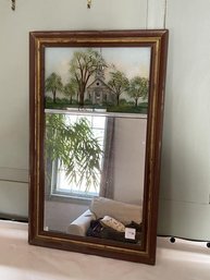 Connecticut College Wall Hanging Mirror 2' Tall X 15' Wide