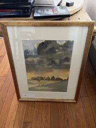 Matted & Framed Watercolor 17'x22'