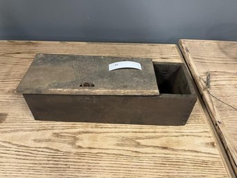 Wooden Box, Lift Top, 5' X 17' X 5'