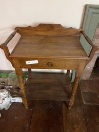 One Drawer Wash Stand 26' Wide X 16' Deep X  33' Tall