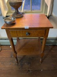 End Table With 1 Drawer & Lower Shelf 20'  Wide X 17' Deep X 29' Tall