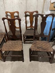 Lot Of (4) Queen Anne Side Chairs