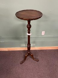 Mahogany Candle Stand, Claw Feet, 41.5' Tall X 13.5' Diameter
