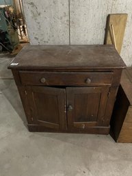 Pine Commode, 1 Drawer & Lower Cupboard,  28'x30'x15'