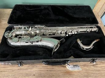 Rossetti Tenor Saxophone With Case, Missing Mouth Piece