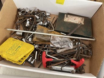 Lot Of Allen Wrenches & Sockets