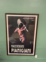 Large Poster Maccheroni Pianigiani 54'x36'