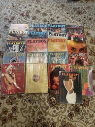 Large Lot Of Playboys Magazines, 1970's, Some Wrapped, Including 'Dreams' By Richard Fegley