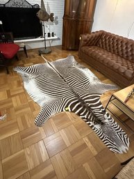 Zebra Rug 10' Long X 6' Wide