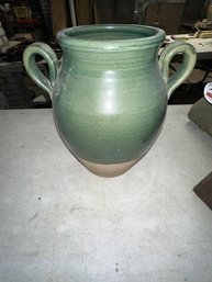 Green Pottery Vase Green Pottery Vase