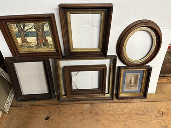 Misc. Lot Of 7 Victorian Shadow Box Frames