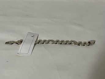 Sterling Bracelet, Linked, Stamped KC, 7.5' Long, 925 Italy, 1.5 Troy Oz