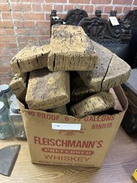 Box Of Cork Blocks