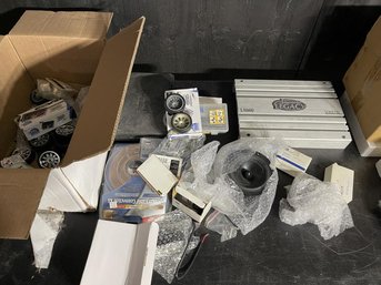 Spare RC Components Speakers, AMP, Wheels