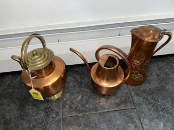 Lot Of (3) Copper Items