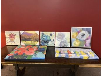 Lot Of 7: Reproduction Decorative Printed Paintings