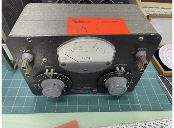 Audio Frequency Microvolter, General Radio Company, Type 546-C, Serial 4886