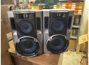 Pair Of Sony Speakers, M: SS-EC70, SN: 8385593