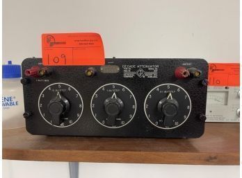 Decade Attenuator, General Radio Co., Type No 1450-TB Serial # 1057