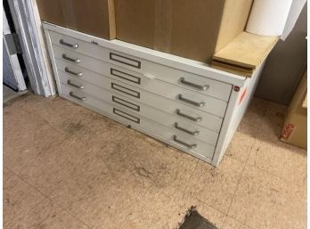 Map Case, Stainless Steel, 5 Drawers By StaCor, 41' L X 28.5' W