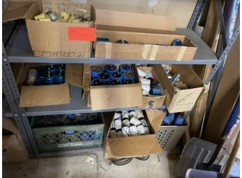 Lot Of (3) Shelves Of Capacitors