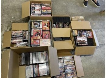 Lot Of (8) Boxes Of Adult DVD Videos