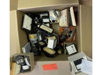 Box Of Miscellaneous Meters