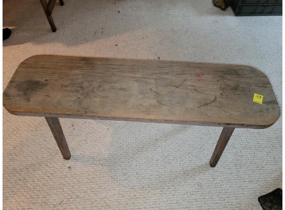 Country Bench, Dry Rot, On 4 Feet, 14' W X 4' L X 20' H