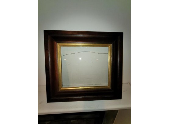 Ogee Black Walnut Frame, With Gold Liner, Inner Frame Is 9.75' X 11.5' With Overall Of 18.5' W X 17' H
