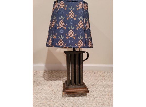 Table Lamp, 12-sectional Candle Mold, With Shade, Electric Drilled Through Bottom
