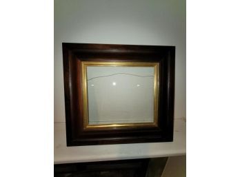 Ogee Black Walnut Frame, With Gold Liner, Inner Frame Is 9.75' X 11.5' With Overall Of 18.5' W X 17' H