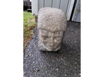 Carved Head, Made Of Stone