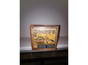 Wooden Advertising Box, Slade's Cream Tartar, Boston, MA, 6' X 7' X 7' H