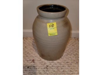 Open Crock, Stained, 12' H