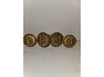 4 Brass Pulls, Ornate