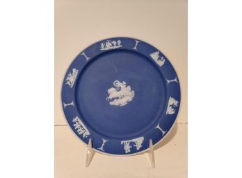 Wedgewood Plate, Blue And White, 8' Dia.