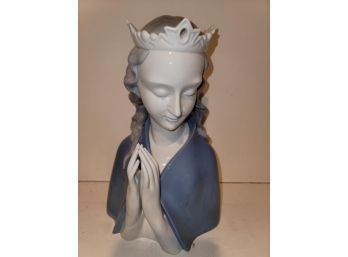 Bavaria Figure, Woman With Crown, 9' H
