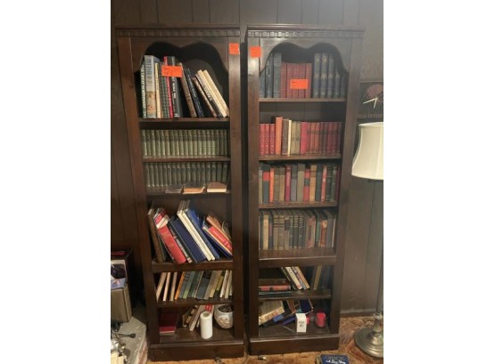 Pair Of Books Cases,  6'8' Tall X 24' Wide X 10' Deep