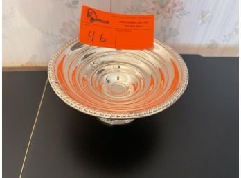 Candy Dish, Sterling, 6'x2.5' Tall, Weighted
