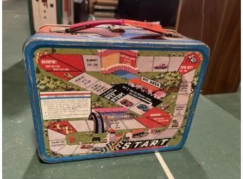 Auto Race Magnetic Game Kit Lunch Box With