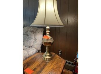 Pair Of Lamps, Brass