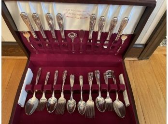 Rogers Brothers Plated Silver Flatware Set