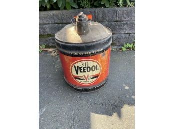 Veedol Tractor Oil Can