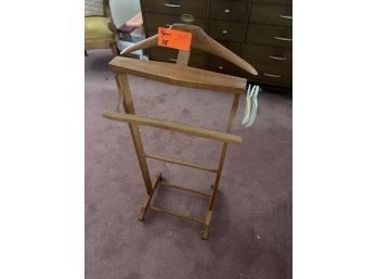 Men's Valet Stand With Shoe Brush