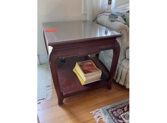 End Table With Lower Shelf, 22' Wide X 27' Deep X 24' Tall